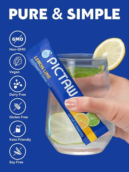 Electrolytes Powder Packets - Hydration Packets, Liquid Daily IV Hydrate Packets for Dehydration Relief and Rehydration Portable, Instant Electrolyte Drink Mix NonGMO 10.58oz 300g (Variety 30 Packets)