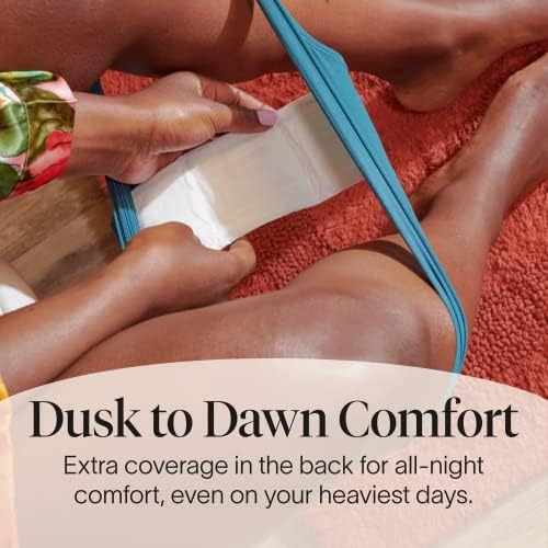 Cora 100% Organic Cotton Topsheet Pads | 36 Overnight Pads