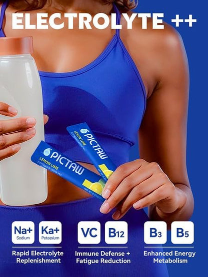 Electrolytes Powder Packets - Hydration Packets, Liquid Daily IV Hydrate Packets for Dehydration Relief and Rehydration Portable, Instant Electrolyte Drink Mix NonGMO 10.58oz 300g (Variety 30 Packets)