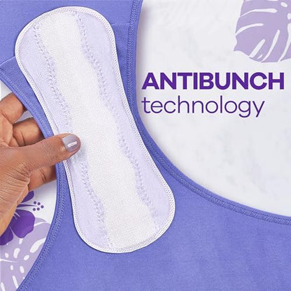 Always Daily Extra Protect Liners, Long Length, Unscented Panty Liners, 108 Count