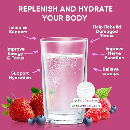 Venture Pal Sugar Free Electrolyte Powder Packets - Liquid Daily IV Hydration Packets | Electrolytes Drink Mix with 5 Vitamins &amp; 7 Electrolytes | Keto Friendly | Non-GMO | Certified Vegan | 16 Sticks