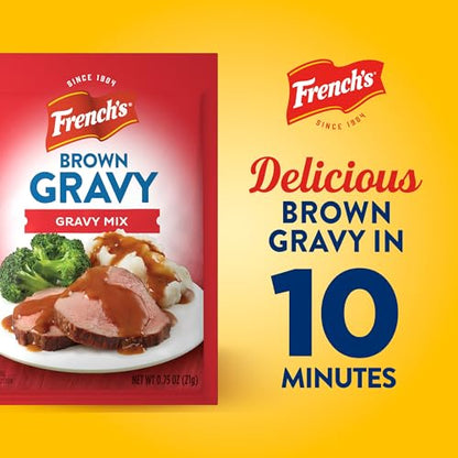 French's Brown Gravy Mix, 0.75 oz (Pack of 12)