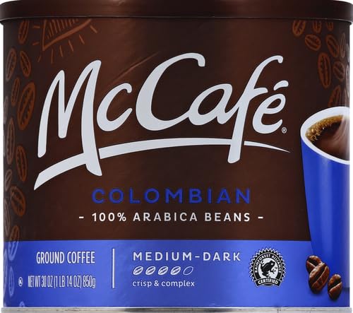 McCafe Premium Roast, Medium Roast Ground Coffee, 30 oz Canister