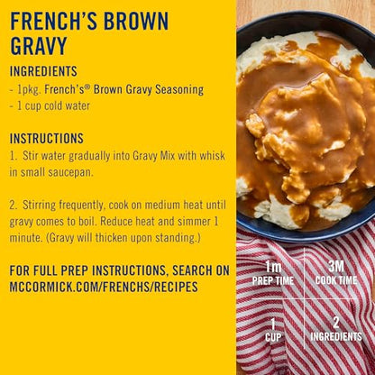 French's Brown Gravy Mix, 0.75 oz (Pack of 12)