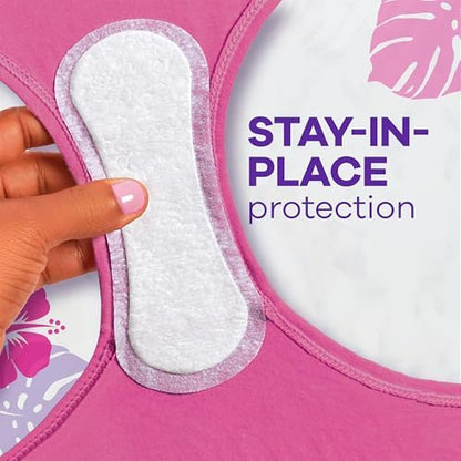 Always Daily Fresh Thin Liners, Regular Absorbency, Unscented Panty Liners, 162 Count