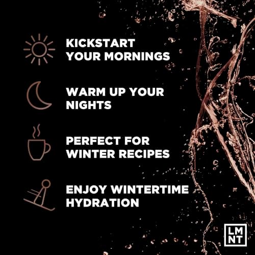 LMNT Zero Sugar Hot Chocolate or Coffee Mixer - Chocolate Salt | Drink Mix | 12-Count