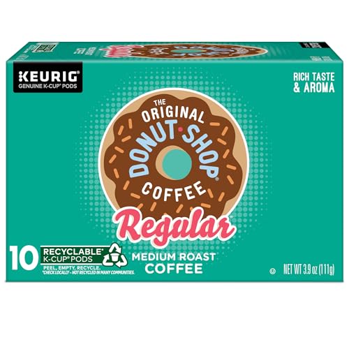 The Original Donut Shop Regular Keurig Single-Serve K-Cup Pods, Medium Roast Coffee, 72 Count