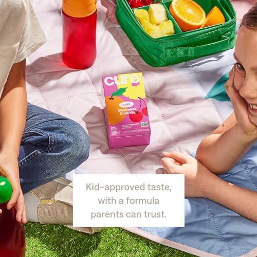 Cure Hydration | Plant-Based Electrolyte Drink Mix | No Added Sugar | FSA-HSA | Dehydration Relief Powder Made with Coconut Water | Non-GMO | Vegan | 8 Packets - Variety Pack