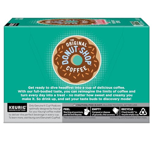 The Original Donut Shop Regular Keurig Single-Serve K-Cup Pods, Medium Roast Coffee, 72 Count