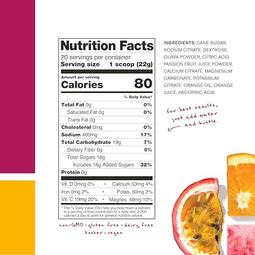 Skratch Labs Hydration Powder | Sport Drink Mix | Electrolytes Powder for Exercise, Endurance, and Performance | Lemon + Lime | 20 Servings | Non-GMO, Vegan, Kosher