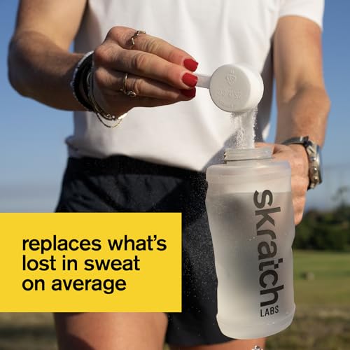 Skratch Labs Hydration Powder | Sport Drink Mix | Electrolytes Powder for Exercise, Endurance, and Performance | Lemon + Lime | 20 Servings | Non-GMO, Vegan, Kosher
