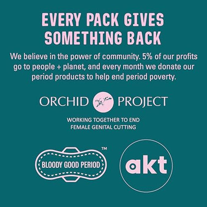 FLO - Organic Bamboo Pads, Day &amp; Night Combo Pack, 15 Count