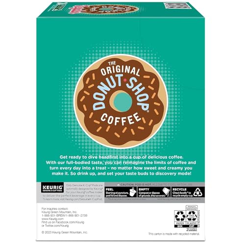 The Original Donut Shop Regular Keurig Single-Serve K-Cup Pods, Medium Roast Coffee, 72 Count