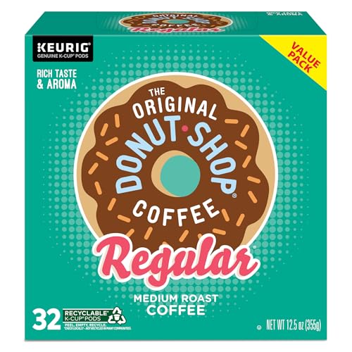 The Original Donut Shop Regular Keurig Single-Serve K-Cup Pods, Medium Roast Coffee, 72 Count