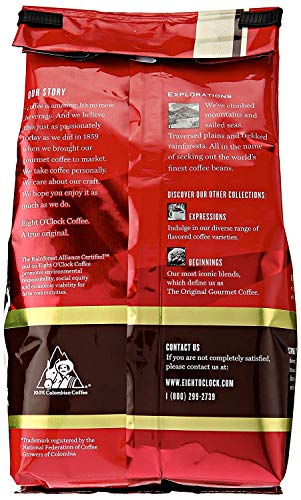 Eight O'Clock Coffee The Original Ground Coffee, Medium Roast, 32 Ounce (Pack of 1) - Sweet, Fruity, Well Balanced