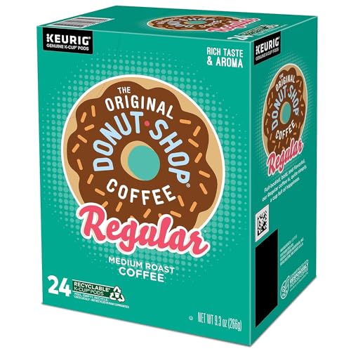 The Original Donut Shop Regular Keurig Single-Serve K-Cup Pods, Medium Roast Coffee, 72 Count