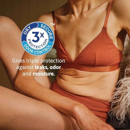 TENA Sensitive Care Incontinence Pads, Bladder Control, Postpartum for Women, Overnight Absorbency, Extra Coverage, 90 Count