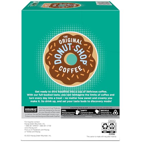 The Original Donut Shop Regular Keurig Single-Serve K-Cup Pods, Medium Roast Coffee, 72 Count