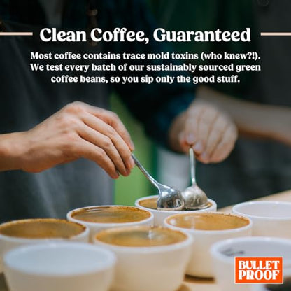 Bulletproof The Mentalist Medium-Dark Roast Ground Coffee, 12 Ounces, Clean Coffee Tested for Toxins, Packaging May Vary