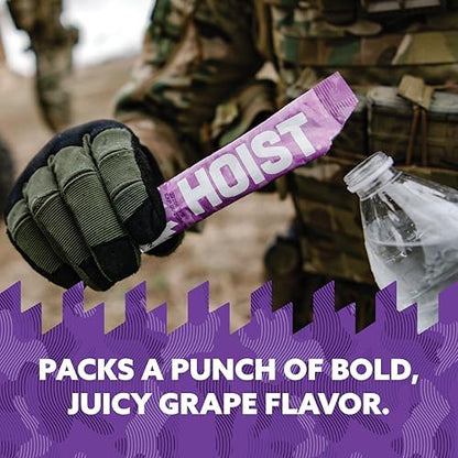 HOIST Electrolyte Drink Mix Powder Sticks – Rapid Rehydration, Military Hydration Formula – Peach Mango (12 Single-Serve Packs)