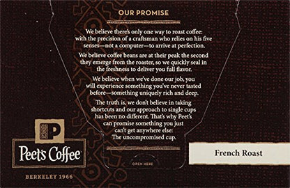 Peet's Coffee, Dark Roast Single Serve Coffee Pods - Major Dickason's Blend 75 Count (1 Box of 75 Pods)