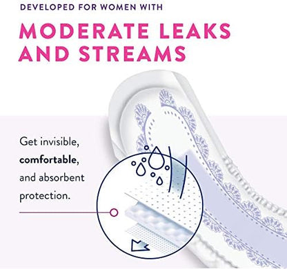 Prevail Plus | Long Length Incontinence Bladder Control Pads | Ultimate Absorbency | 90 Count (2 packs or 45)