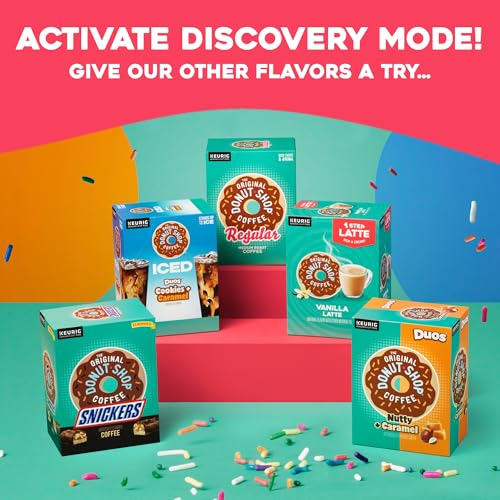 The Original Donut Shop Regular Keurig Single-Serve K-Cup Pods, Medium Roast Coffee, 72 Count