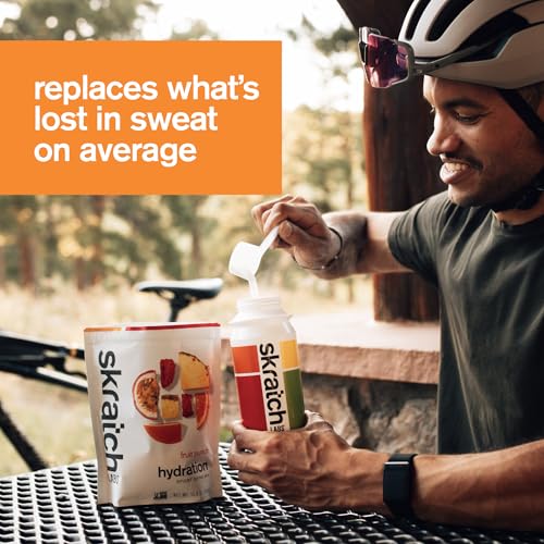 Skratch Labs Hydration Powder | Sport Drink Mix | Electrolytes Powder for Exercise, Endurance, and Performance | Lemon + Lime | 20 Servings | Non-GMO, Vegan, Kosher
