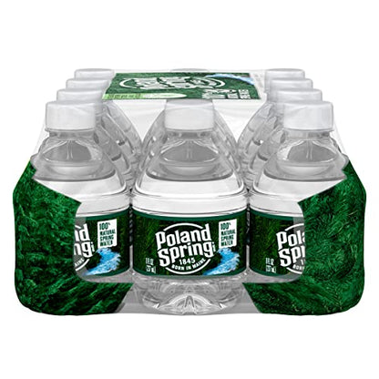 Poland Spring Maine Spring Water Bottles, 24 Pack – Crisp, Still Bottled Water with Naturally Balanced Occurring Minerals &amp; Electrolytes for Taste - 16.9 Fl Oz
