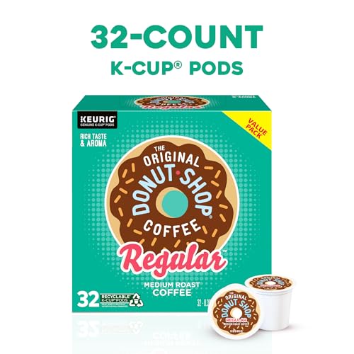 The Original Donut Shop Regular Keurig Single-Serve K-Cup Pods, Medium Roast Coffee, 72 Count