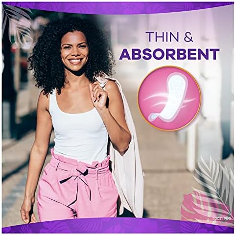 Always Daily Fresh Thin Liners, Regular Absorbency, Unscented Panty Liners, 162 Count