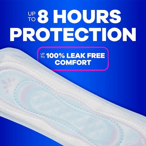 Always Ultra Thin Pads with Wings, Size 2, Long Super, 58 Count