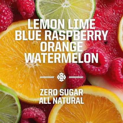 Fire Science Fire Salt Hydration Sticks, Electrolytes &amp; Coconut Water, Hydration Drink Mix with Magnesium, Potassium &amp; Sodium, Zero Sugar, Single Serve On The Go Packs, Variety Pack Flavors, 32 Count