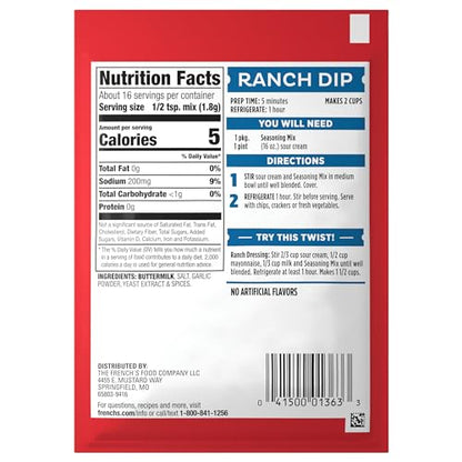 French's Brown Gravy Mix, 0.75 oz (Pack of 12)