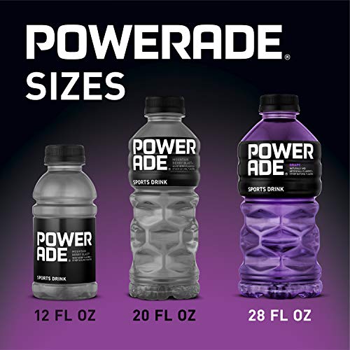 POWERADE Sports Drink Grape, 20 Ounce (Pack of 8)