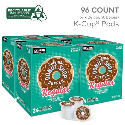 The Original Donut Shop Regular Keurig Single-Serve K-Cup Pods, Medium Roast Coffee, 72 Count