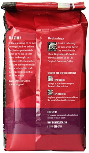 Eight O'Clock Coffee The Original Ground Coffee, Medium Roast, 32 Ounce (Pack of 1) - Sweet, Fruity, Well Balanced