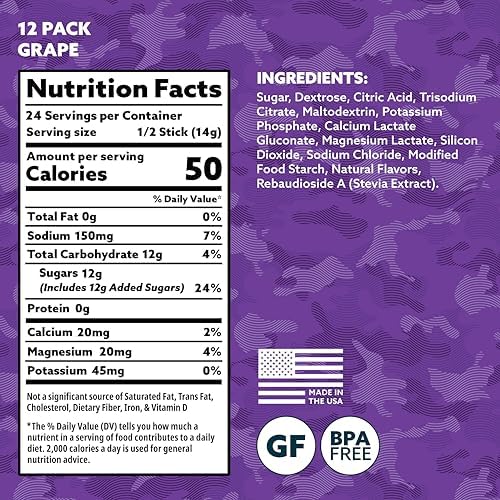 HOIST Electrolyte Drink Mix Powder Sticks – Rapid Rehydration, Military Hydration Formula – Peach Mango (12 Single-Serve Packs)